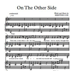 On the Other Side - License to print TWO COPIES for performer & accompanist